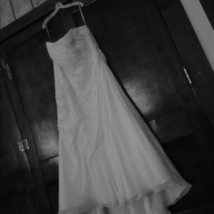 Wedding Dress, veil, and belt